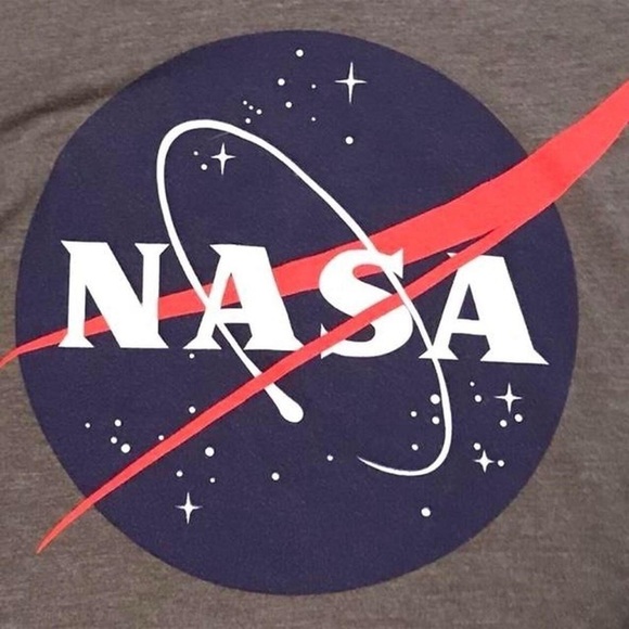 Gray NASA VNECK SHIRT - Picture 3 of 4